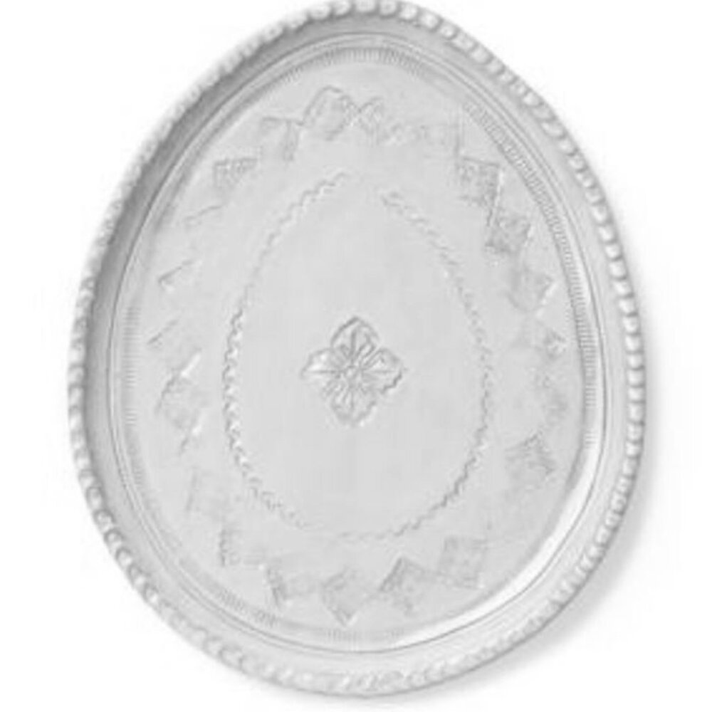 Set of 4 Vietri Bellezza Oval Salad Plate Handmade Made in Italy